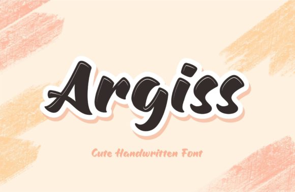 Argiss: A Modern Display Font for Editorial Elegance