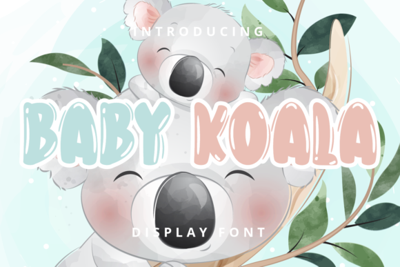 Baby Koala Font for Handmade Creations