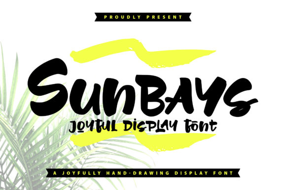 Boost Your Brand with the Sunbays Display Font