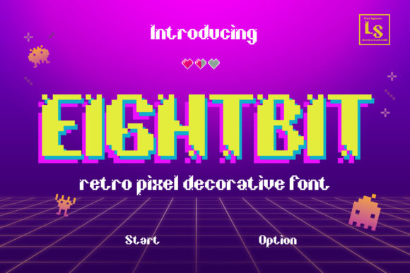 Bring Retro Charm to Your Crafts with the Eightbit Font
