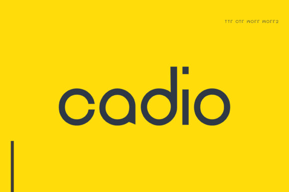 Cadio: A Modern Font for Handmade Creations