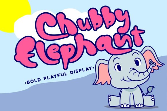 Chubby Elephant Font for Web Design
