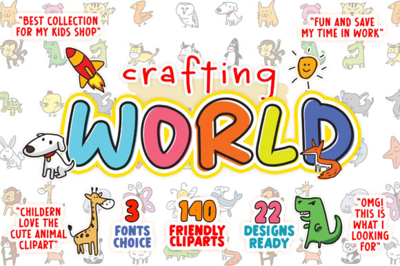 Crafting World Font for Engaging Digital Campaigns