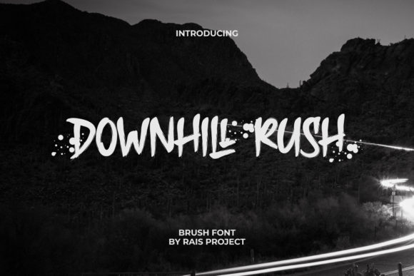 Downhill Rush: A Sporty Font That Elevates Campaign Impact