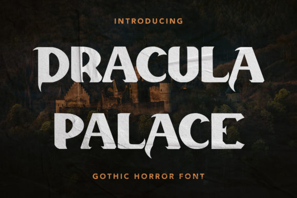 Dracula Palace Font for Web Design