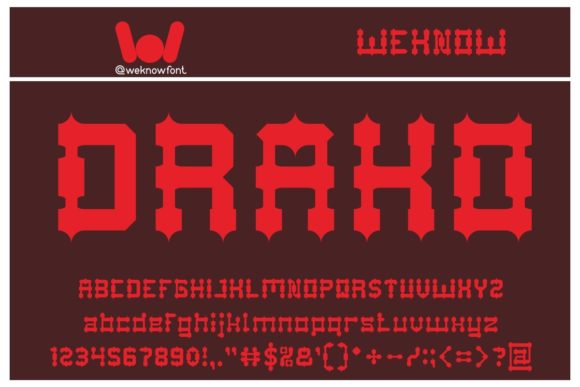 Drako Heart: The Bold Display Font That Elevates Halloween Campaigns