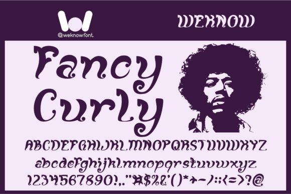 Fancy Curly: A Stylish Display Font for Editorial Design