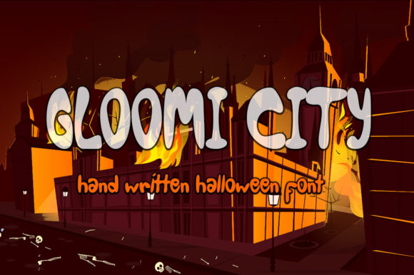 Gloomi City: A Playful Display Font for Bold Branding