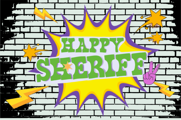 Happy Sheriff: A Western-Inspired Display Font for Web Design