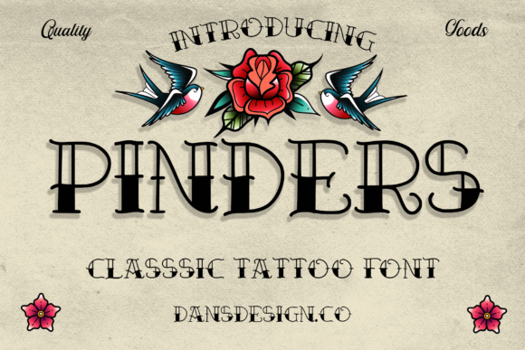 How Pinders Elevates Branding with a Dark, Stylish Typeface