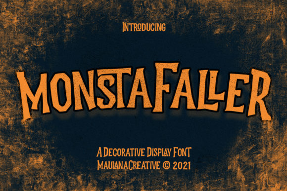 Monstafaller: A Bold Font for Branding That Stands Out