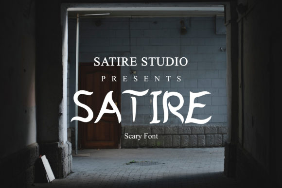 Satire Display Font for Web Design Projects