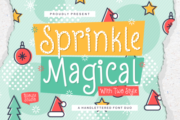 Sprinkle Magical: A Display Font for Digital Creativity