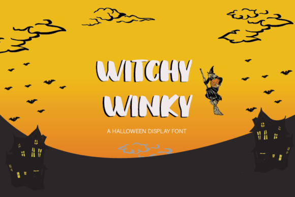 Witchy Winky: A Bold Display Font for Creative Makers